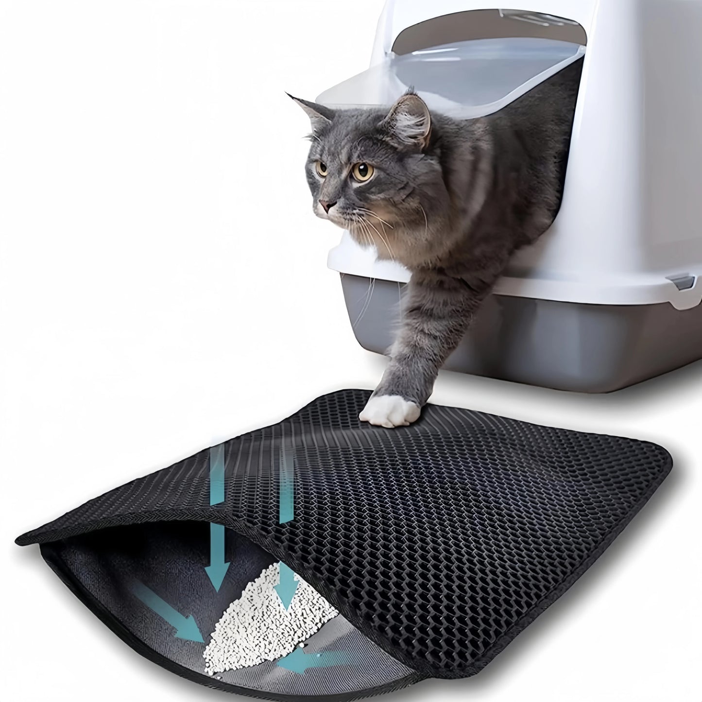 LitterLock Waterproof Reusable Cat Litter Mat