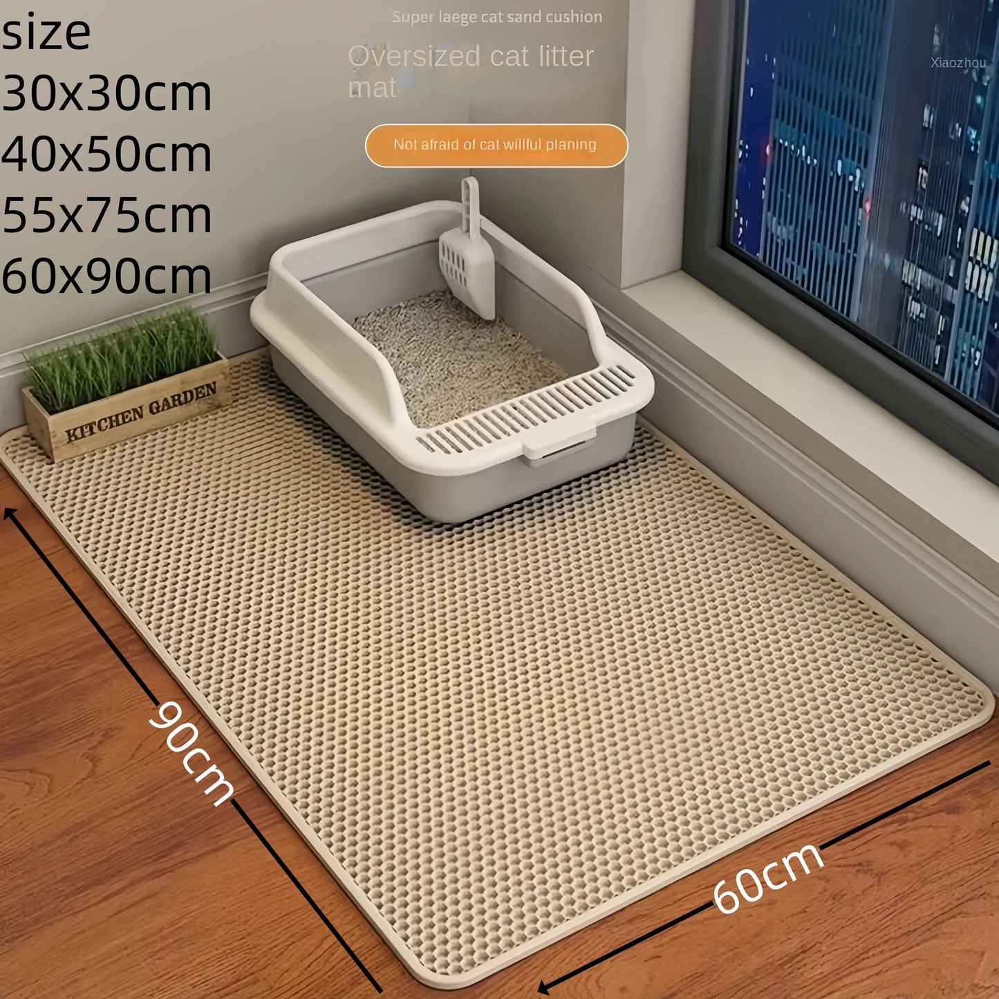 LitterLock Waterproof Reusable Cat Litter Mat