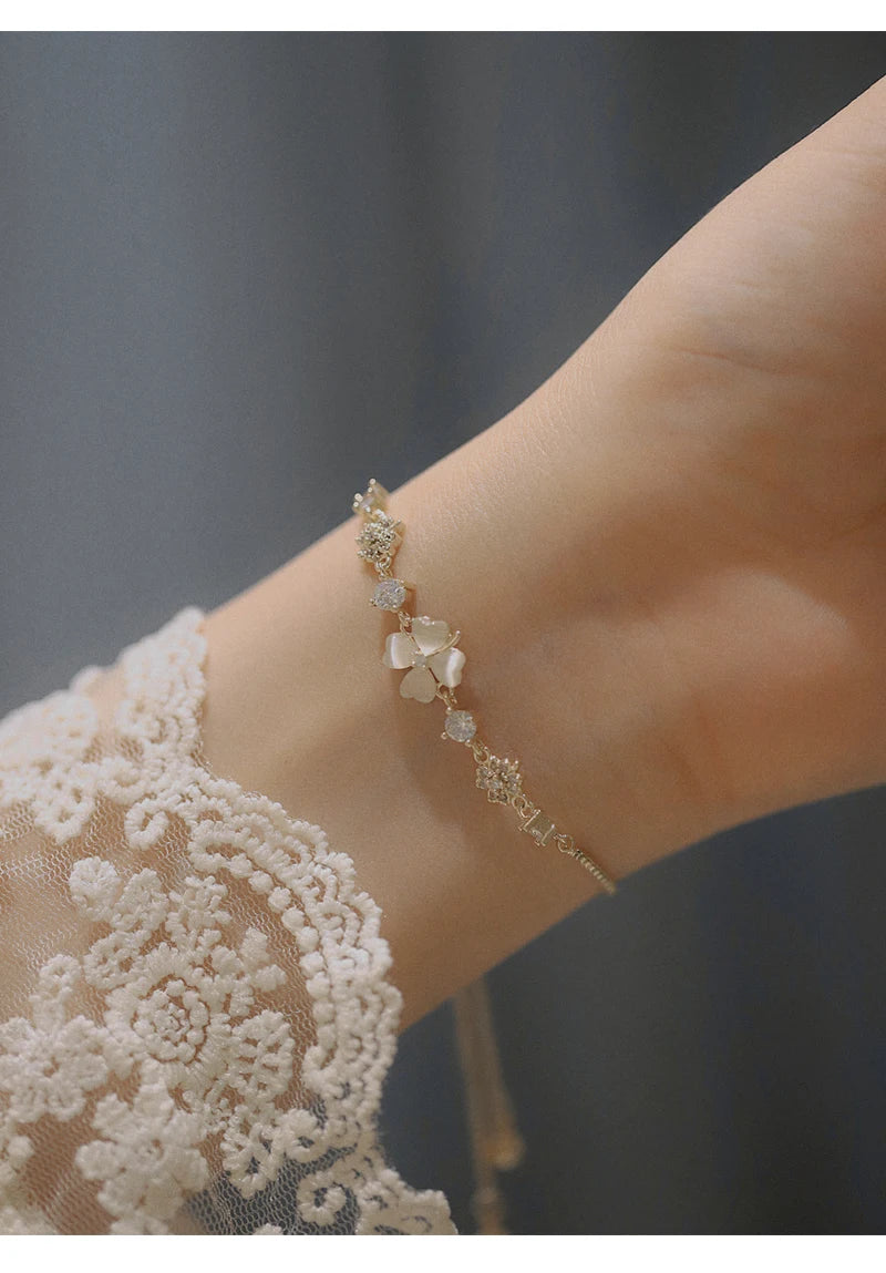 Cosmic Clover Opal Bracelet
