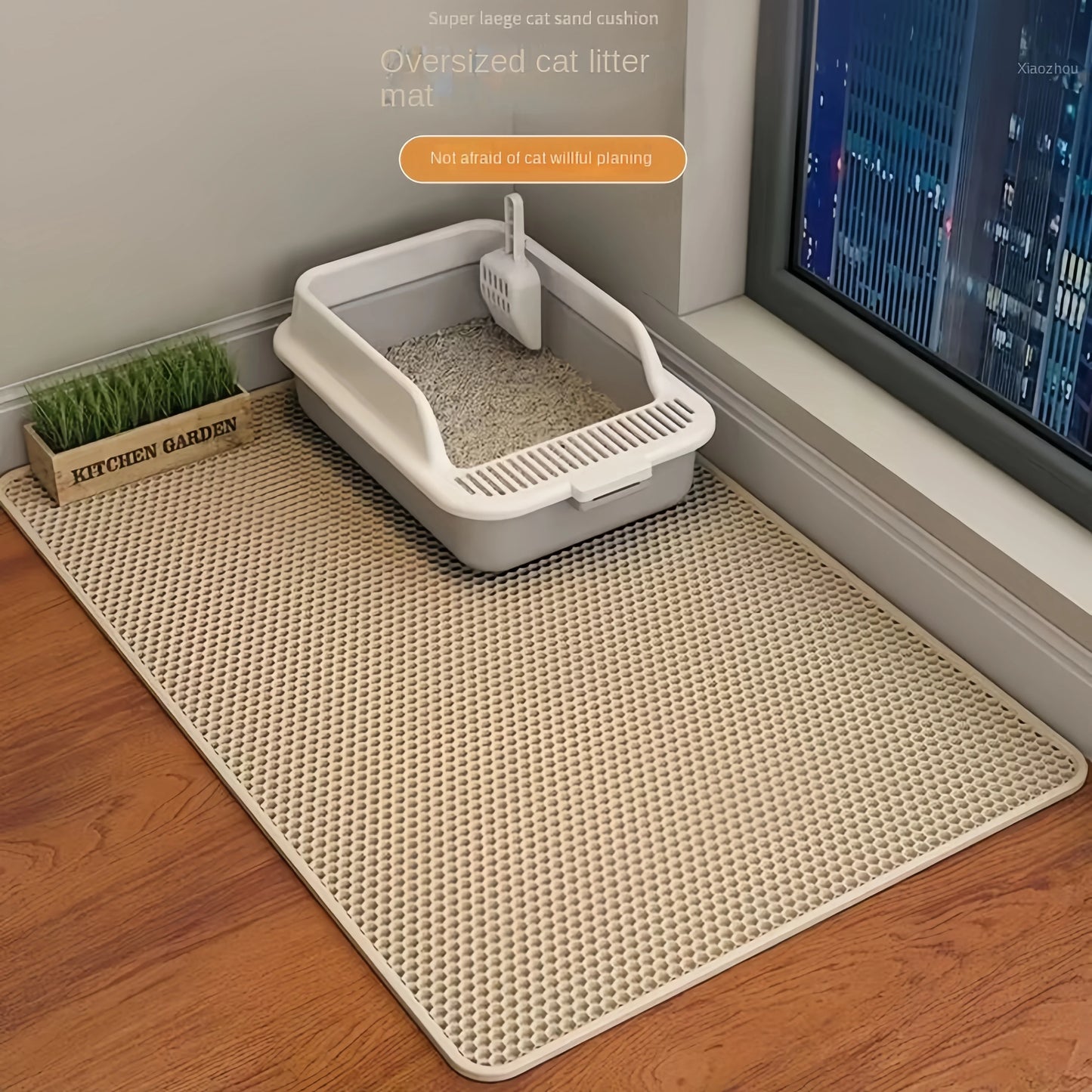LitterLock Waterproof Reusable Cat Litter Mat
