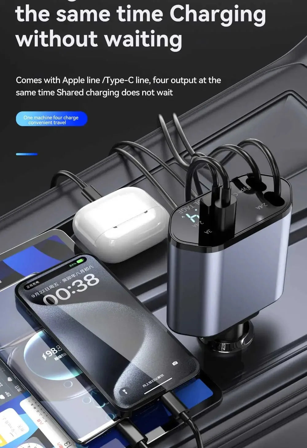 PowerPro Quattro Fast Car Charger