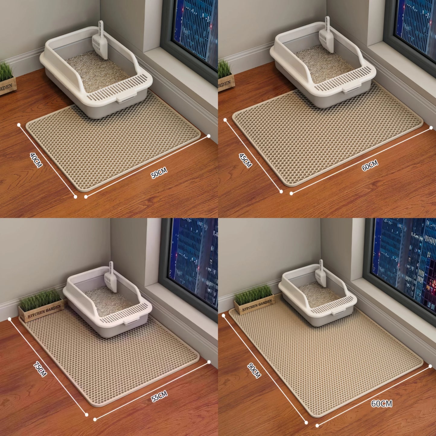 LitterLock Waterproof Reusable Cat Litter Mat
