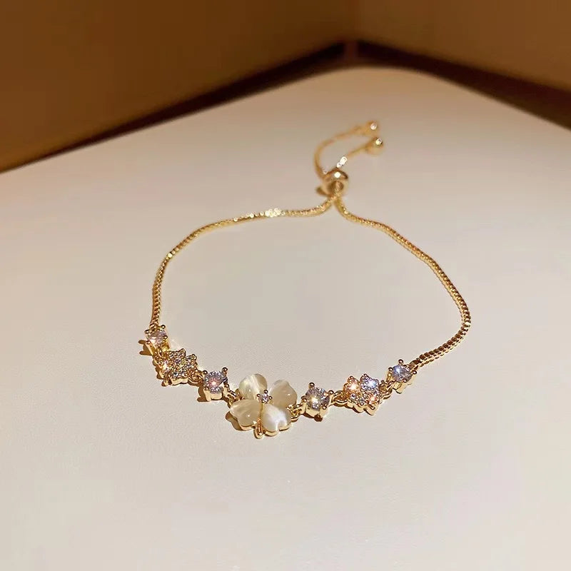 Cosmic Clover Opal Bracelet