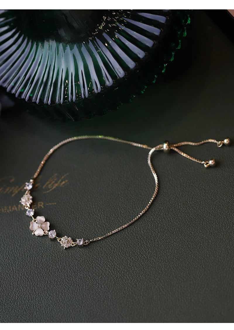 Cosmic Clover Opal Bracelet