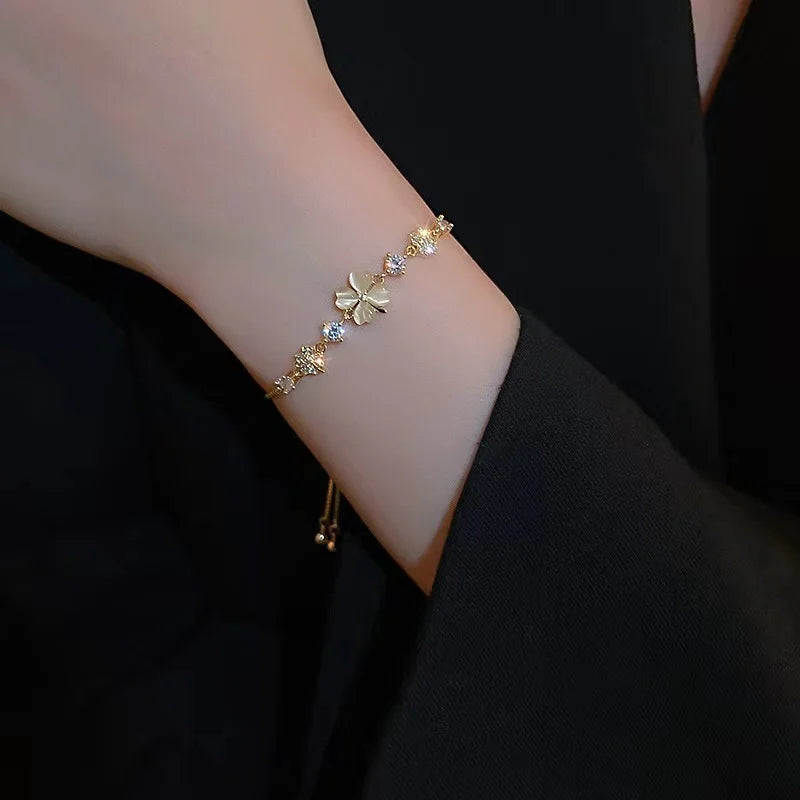 Cosmic Clover Opal Bracelet