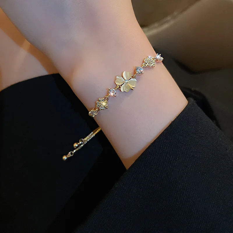 Cosmic Clover Opal Bracelet