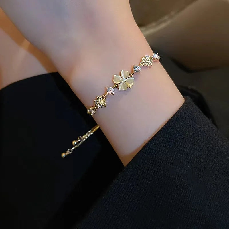 Cosmic Clover Opal Bracelet