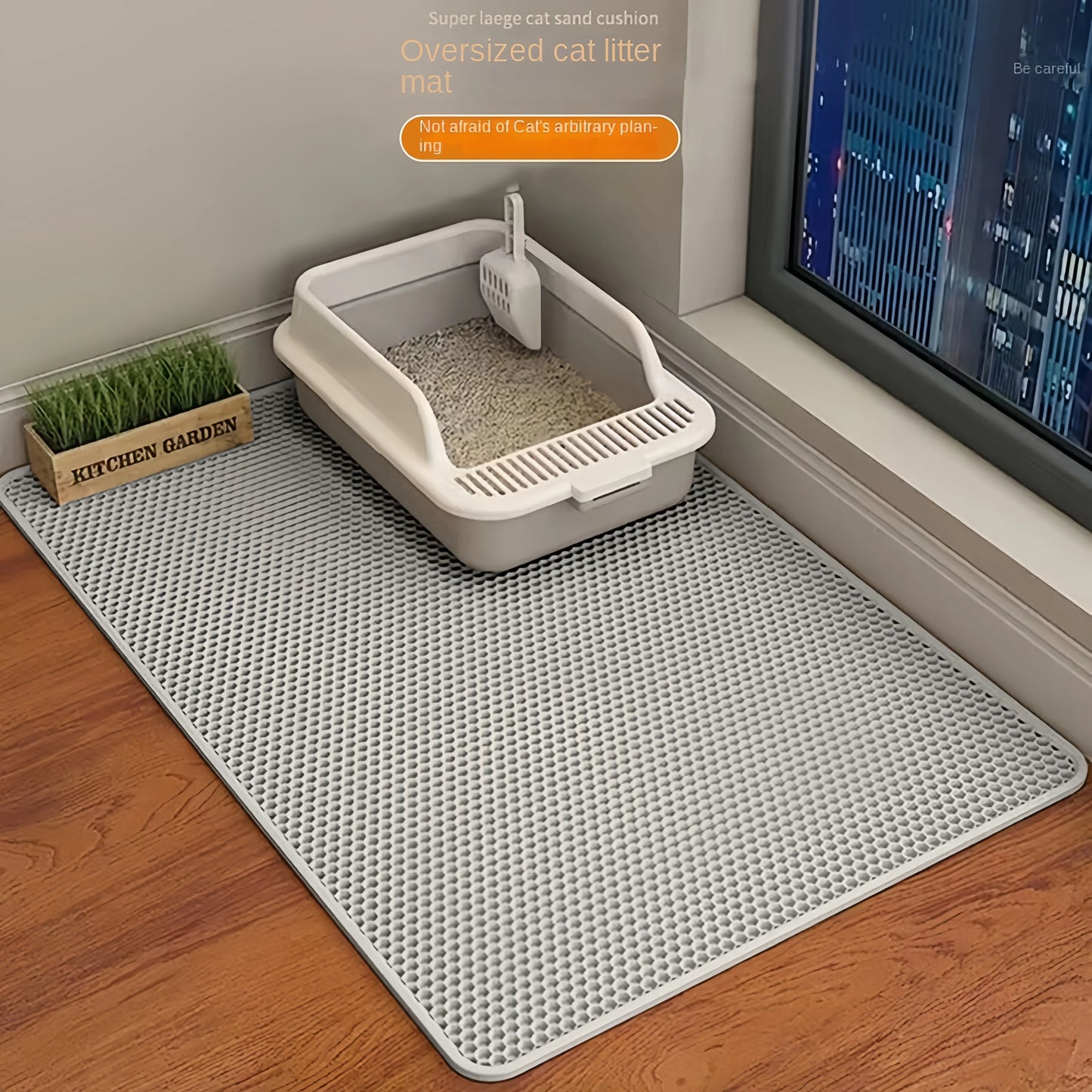 LitterLock Waterproof Reusable Cat Litter Mat