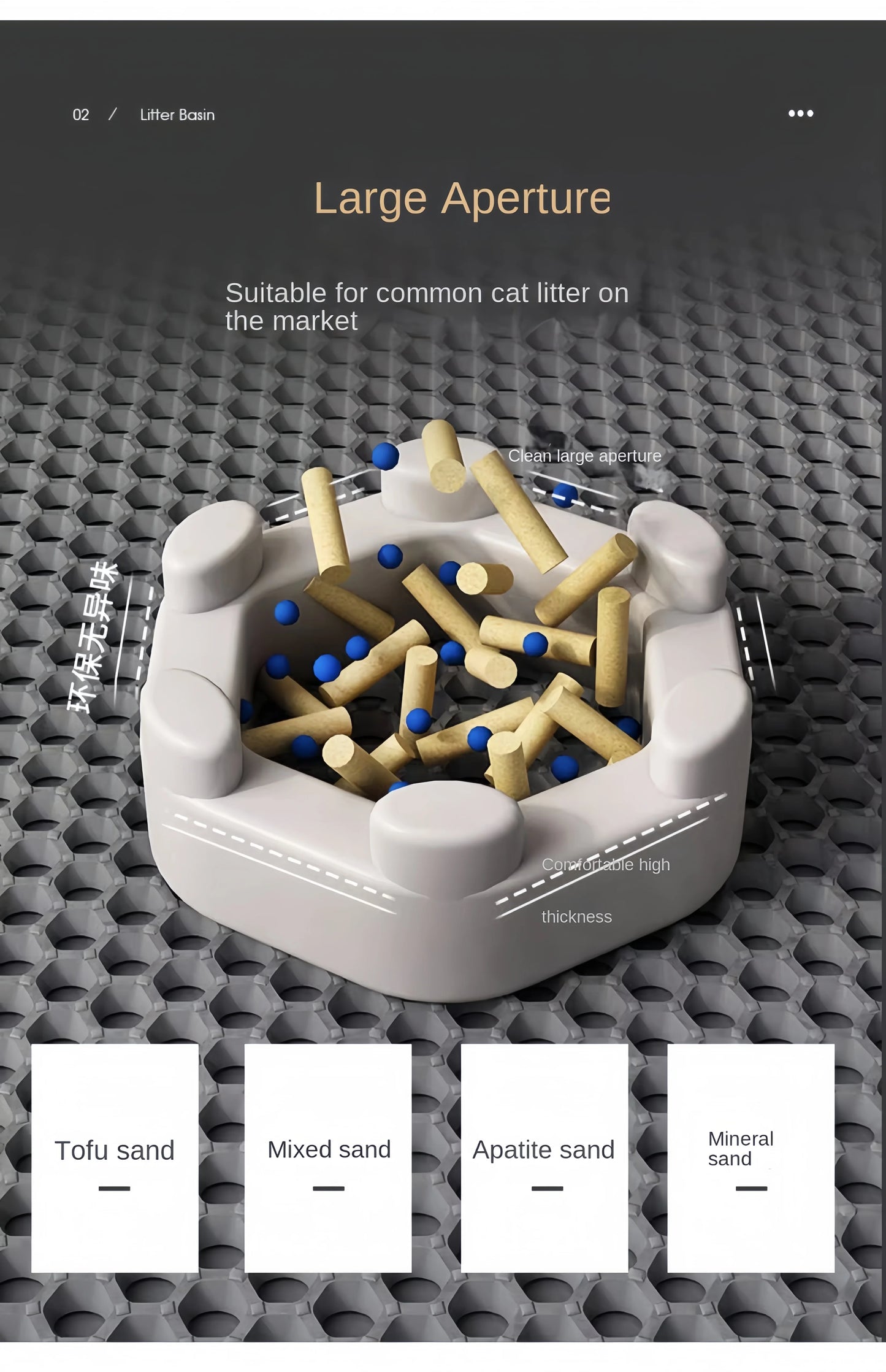 LitterLock Waterproof Reusable Cat Litter Mat