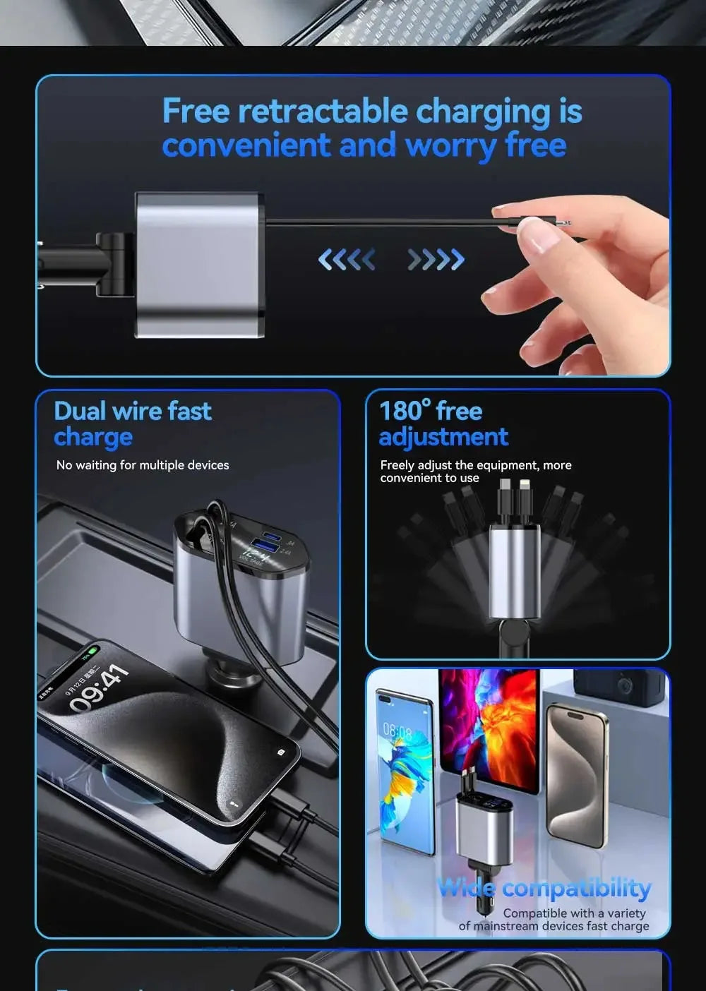 PowerPro Quattro Fast Car Charger