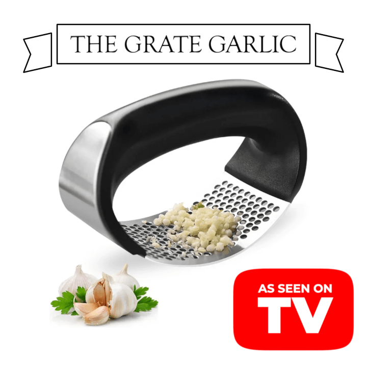 THE GRATE GARLIC - Easy to use garlic press