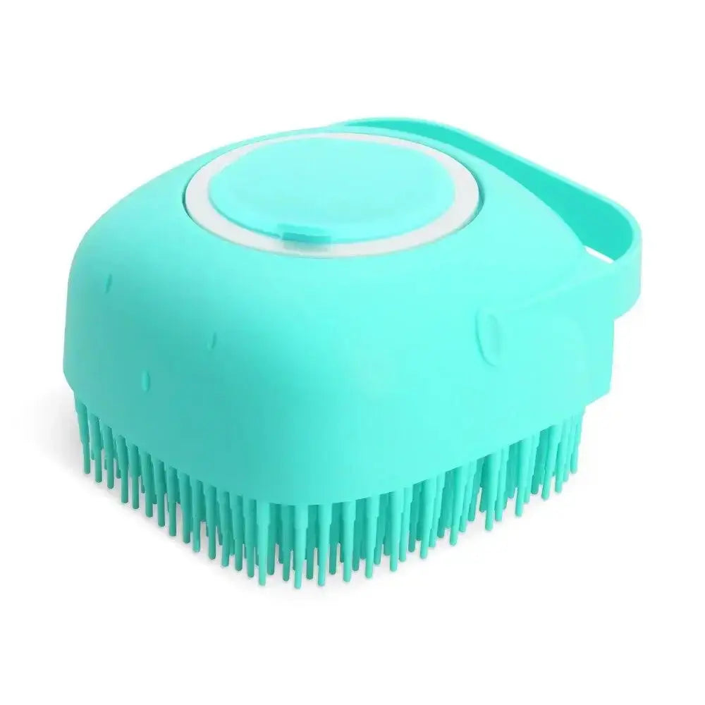 The BUBBLE BRUSH 2 in1 Bath Brush Comb with Shampoo Dispenser KEIKO