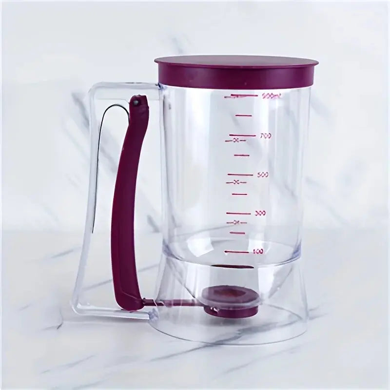 1 Pcs 900ml Batter Dispenser Hand-held Graduated Funnel Pastry Dough Dispensador For Pancake Cupcakes Cake KEIKO
