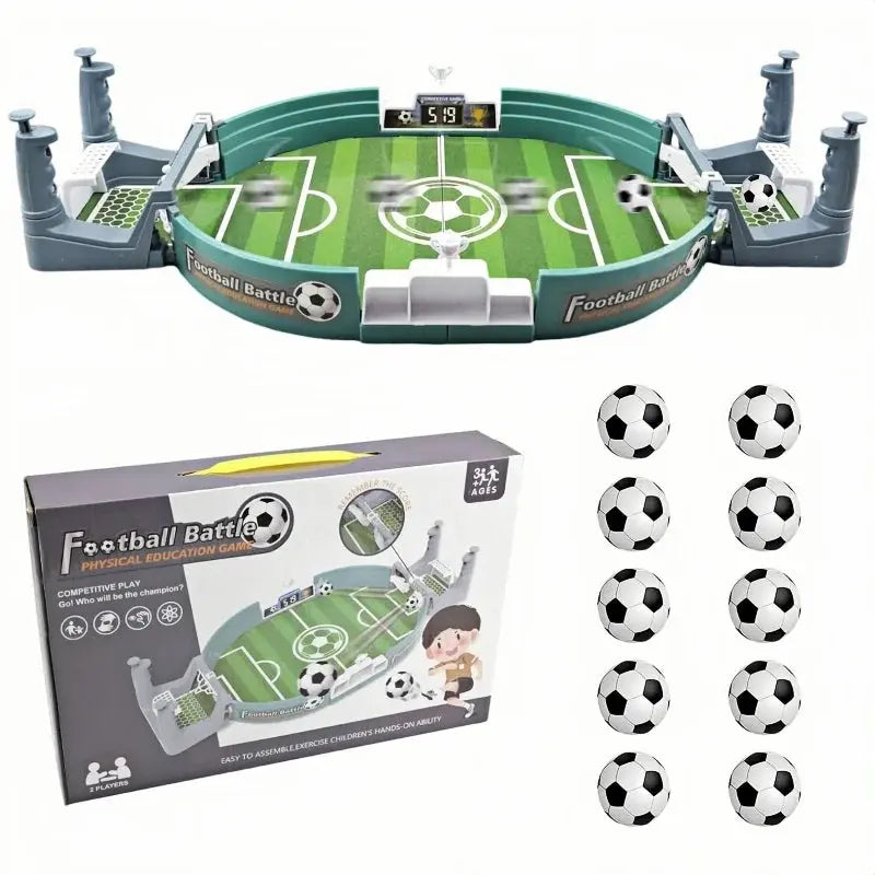 1 Set Table Soccer Board Game Family Party Desktop Interactive Soccer Toys Portable Sports Outdoor Boy Toy Gift KEIKO