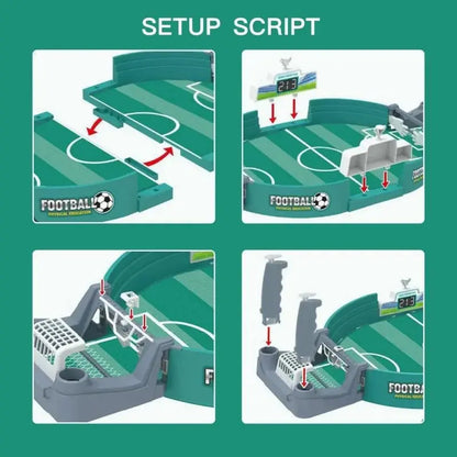 1 Set Table Soccer Board Game Family Party Desktop Interactive Soccer Toys Portable Sports Outdoor Boy Toy Gift KEIKO