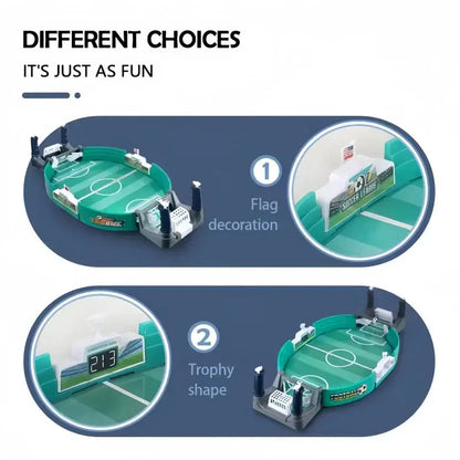 1 Set Table Soccer Board Game Family Party Desktop Interactive Soccer Toys Portable Sports Outdoor Boy Toy Gift KEIKO