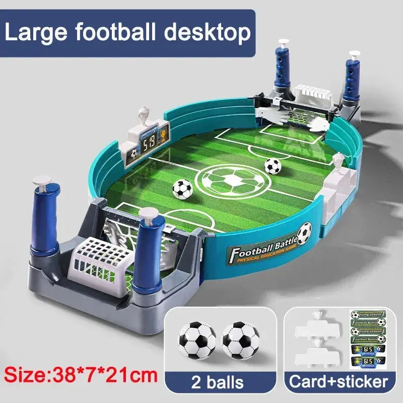 1 Set Table Soccer Board Game Family Party Desktop Interactive Soccer Toys Portable Sports Outdoor Boy Toy Gift KEIKO