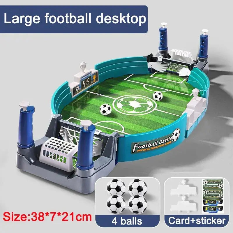 1 Set Table Soccer Board Game Family Party Desktop Interactive Soccer Toys Portable Sports Outdoor Boy Toy Gift KEIKO