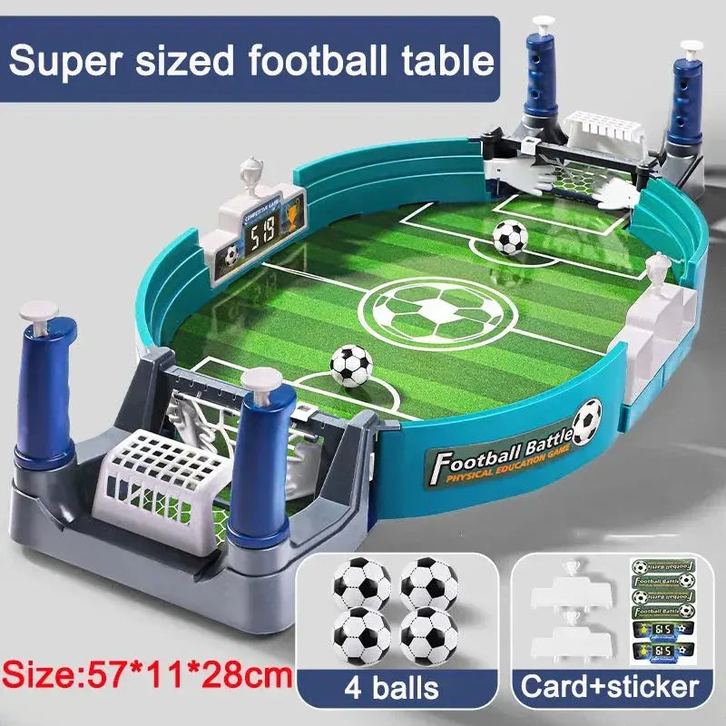1 Set Table Soccer Board Game Family Party Desktop Interactive Soccer Toys Portable Sports Outdoor Boy Toy Gift KEIKO