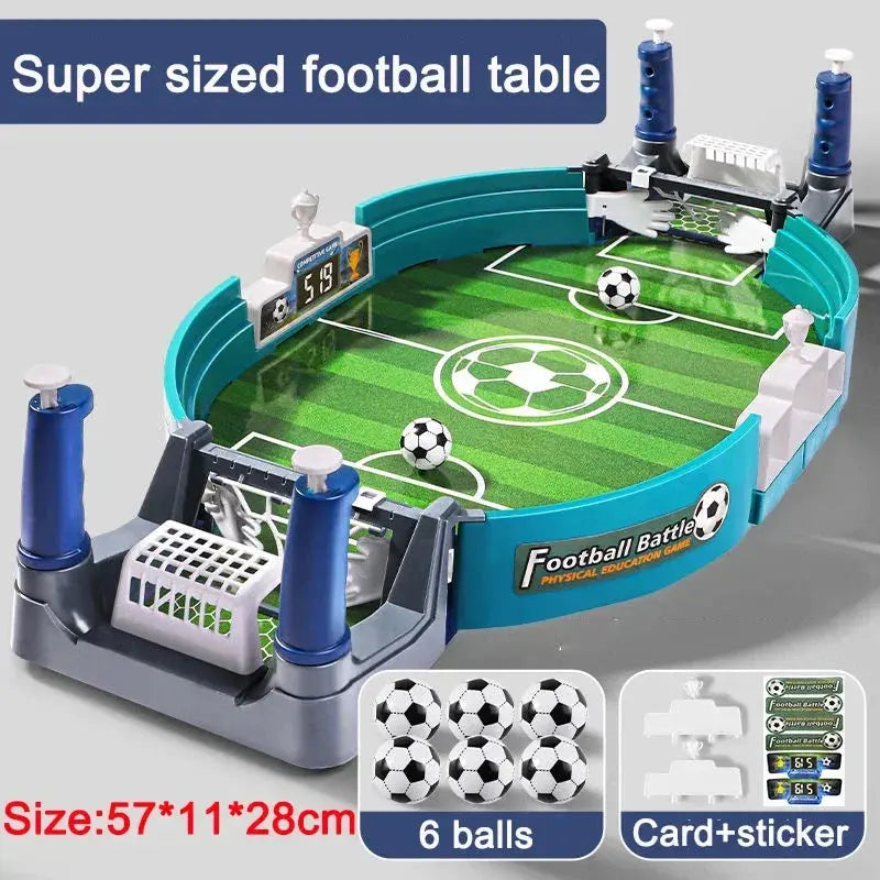 1 Set Table Soccer Board Game Family Party Desktop Interactive Soccer Toys Portable Sports Outdoor Boy Toy Gift KEIKO