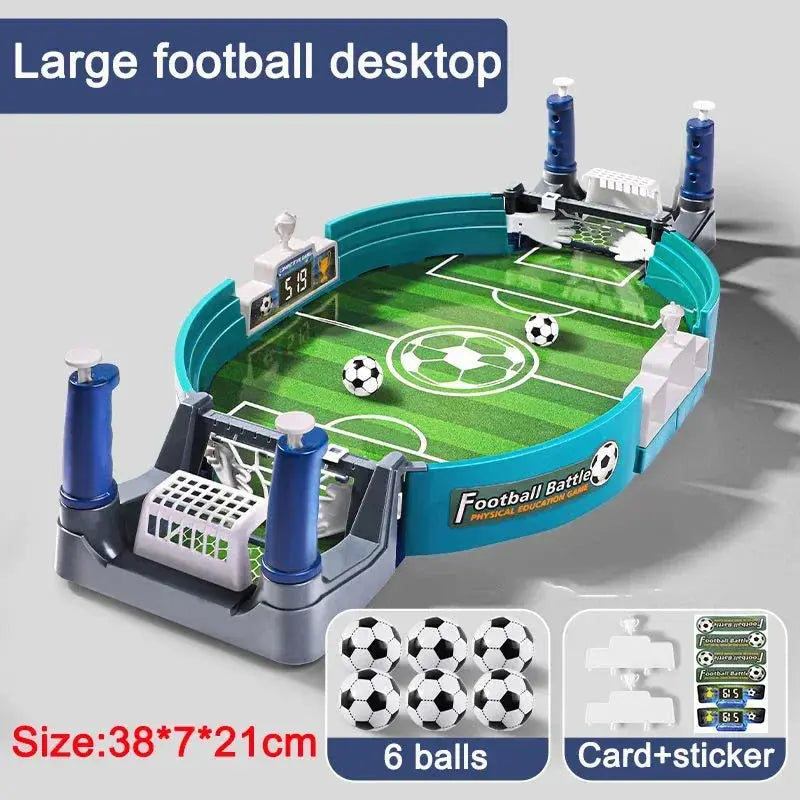 1 Set Table Soccer Board Game Family Party Desktop Interactive Soccer Toys Portable Sports Outdoor Boy Toy Gift KEIKO