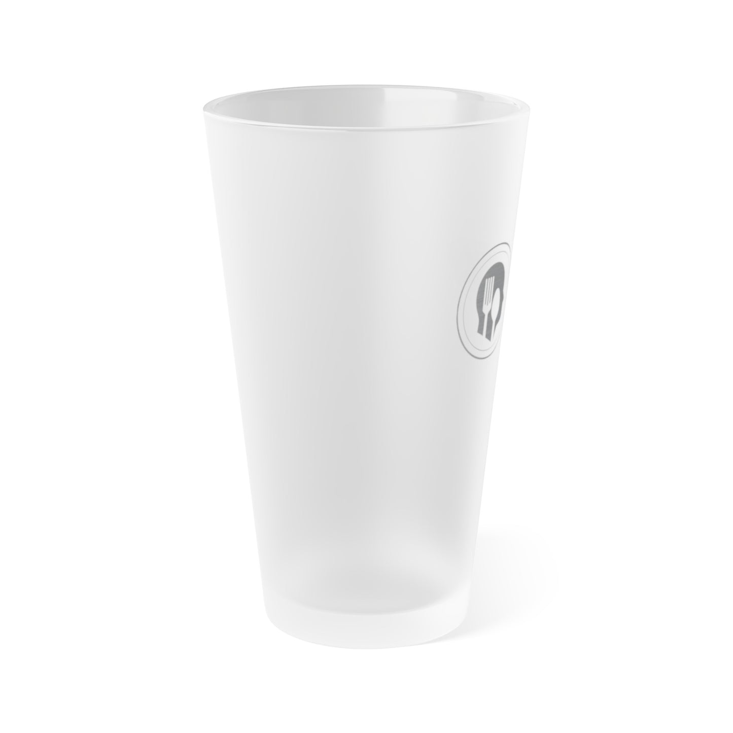 Frosted Pint Glass, 16oz