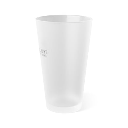 Frosted Pint Glass, 16oz