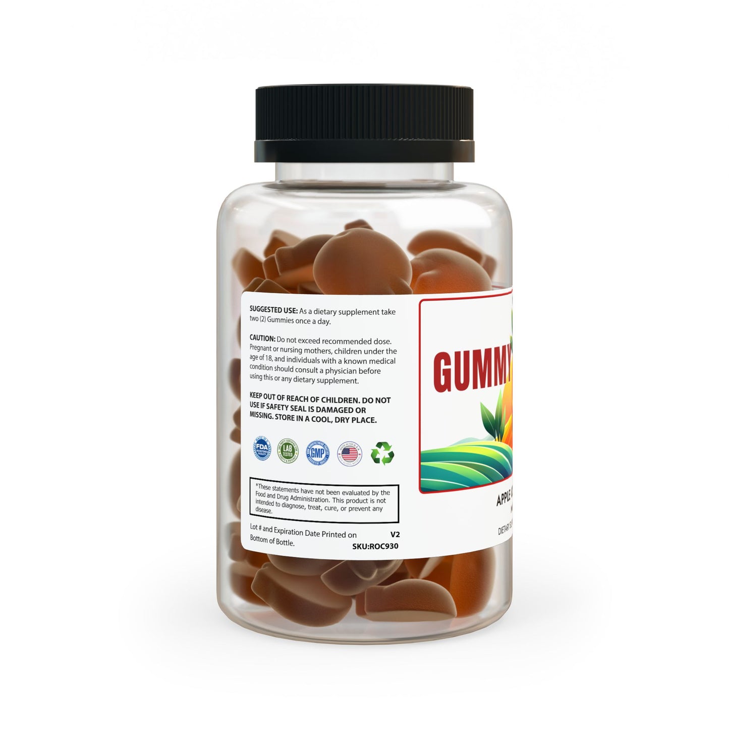 GUMMY-GARS Apple Cider Vinegar Gummies (60 Gummies)