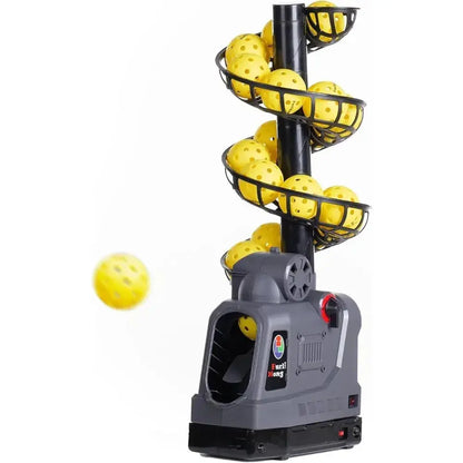 681PBH Pickleball Machine with Auto Swing, 3 Angles & 4 Speeds Adjustable, Portable Pickleball Launcher for Indoors KEIKO