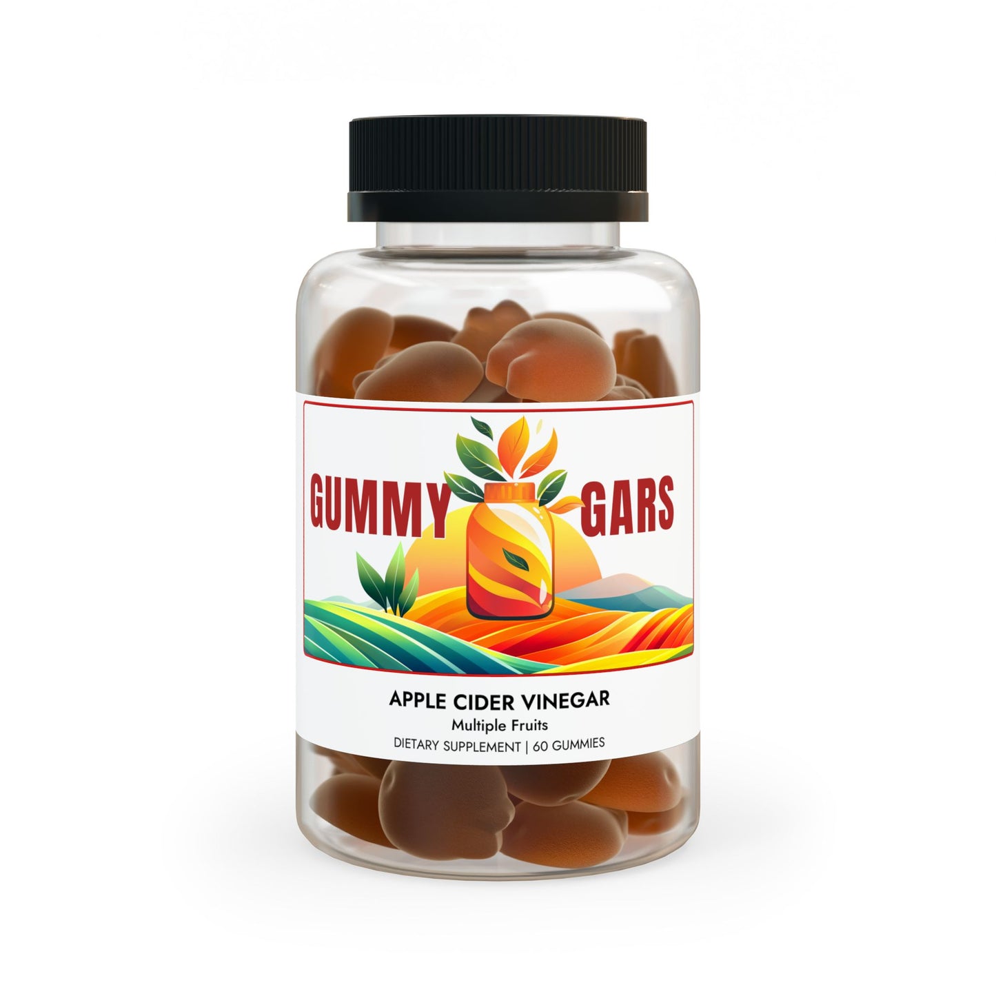 GUMMY-GARS Apple Cider Vinegar Gummies (60 Gummies)