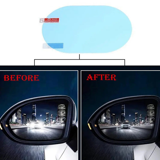 ClearView Shield 2PCS Universal Anti-glare Anti Fog Rearview Mirror Films KEIKO