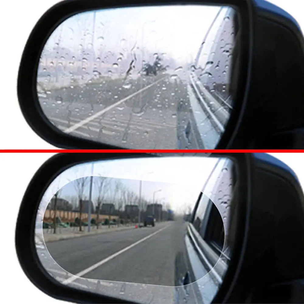ClearView Shield 2PCS Universal Anti-glare Anti Fog Rearview Mirror Films KEIKO