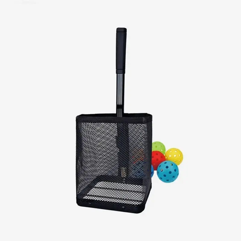 CourtVac no-bend pickleball collector — Mike hero
