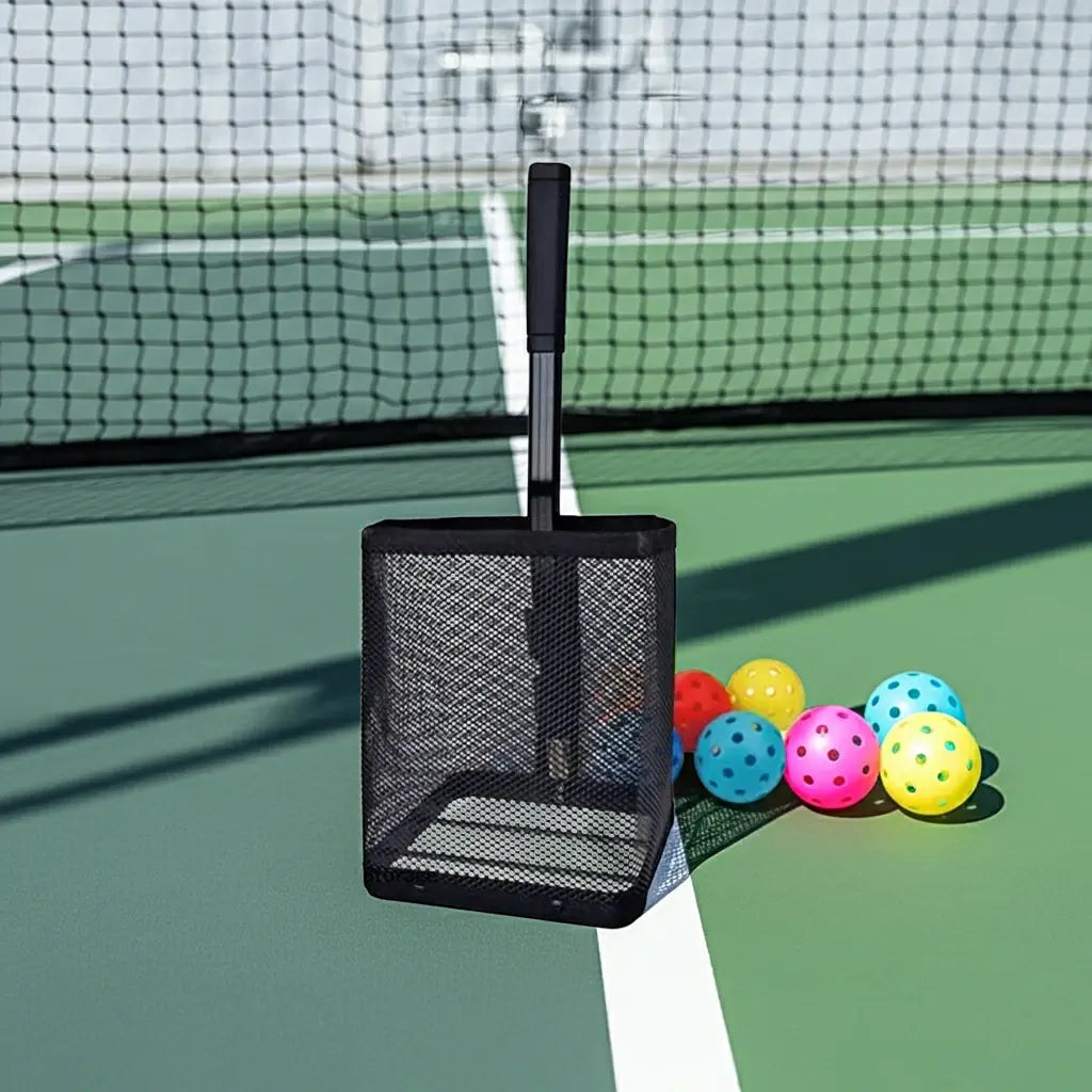 CourtVac on-court pickleball collector — Mike hero