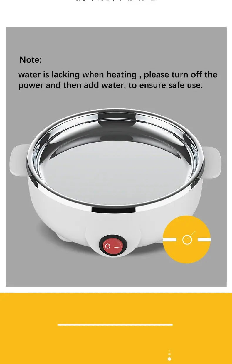Egg Cooker Multifunctional Electric Egg Boiler Double Layers Egg Cooker Mini Steamer Poacher Kitchen Cooking Breakfast Machine KEIKO