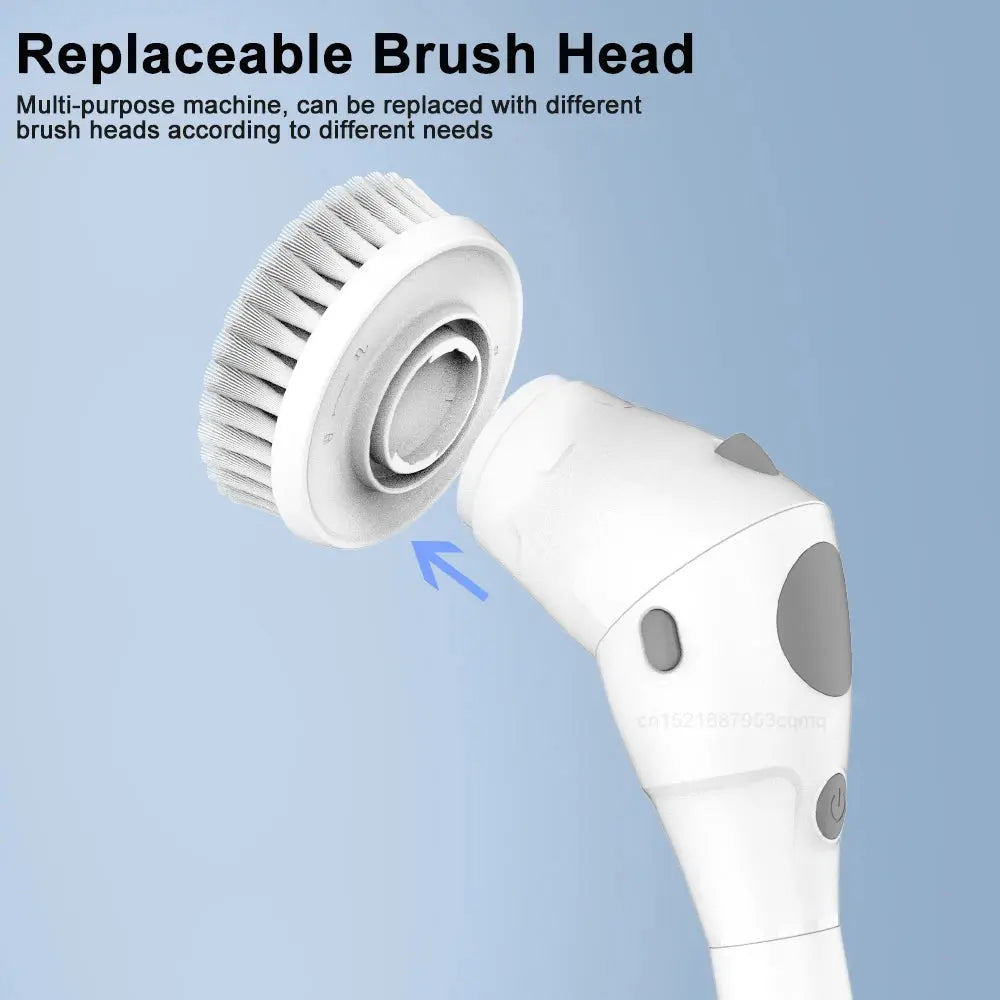 Electric Cleaning Brush 8 in 1 Multifunctional Household Wireless Rotatable Cleaning Brush For Bathroom Kitchen Windows Toilet KEIKO