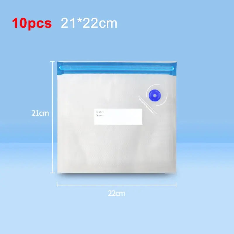 Food Vacuum Bags Reusable Vacuum Bags Small Large Size Vacuum Sealed Food Bags Food Storage Bag 10Pcs Vacuum Packaging Bags KEIKO