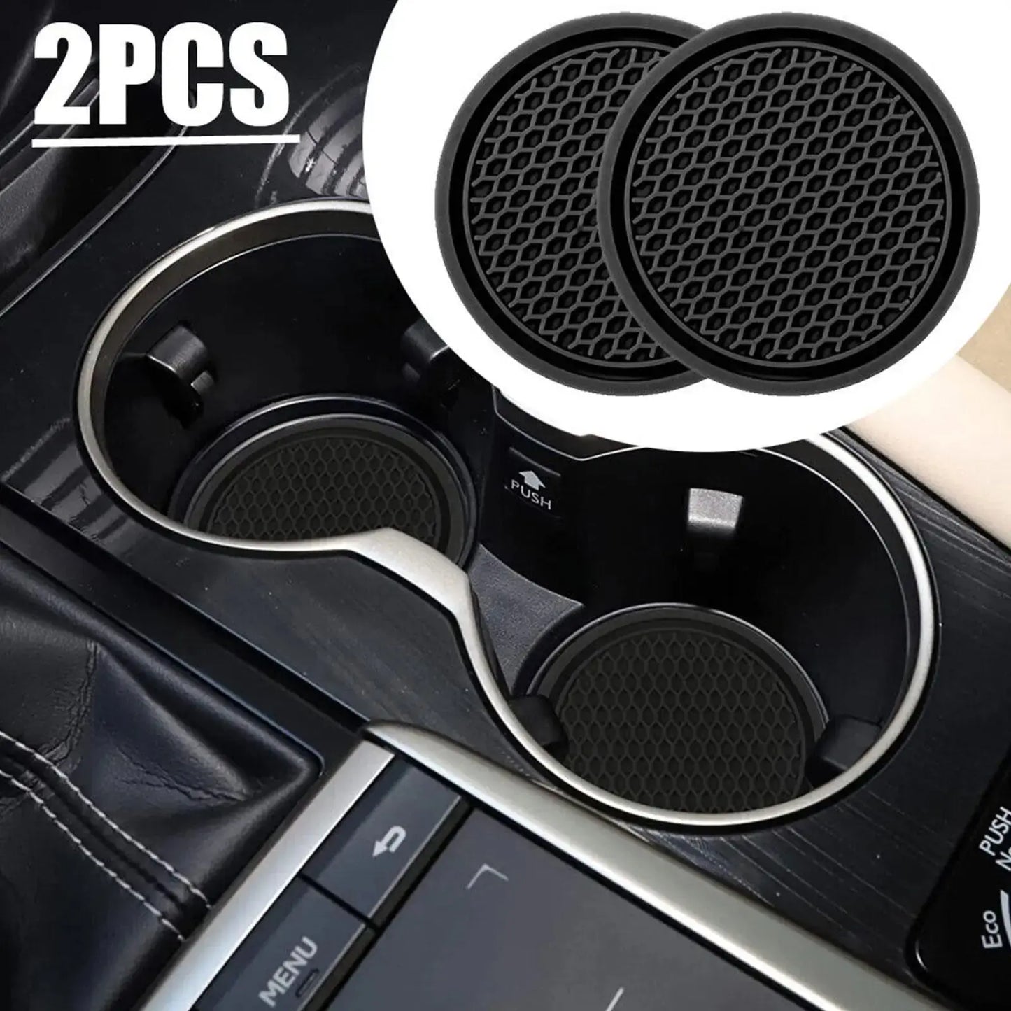 GripSip Duo 2pcs Non-slip Coaster mats KEIKO