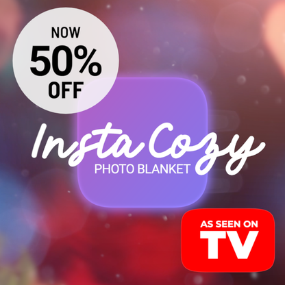 InstaCozy Photo Blanket - 50% OFF For a Limited Time - FREE SHIPPING (REG 109.98 & 149.98)