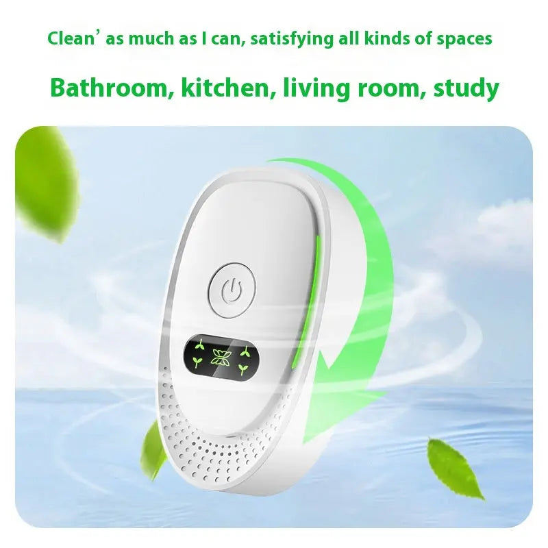 IonClear plug-in purifier for bathroom, kitchen, living room and study