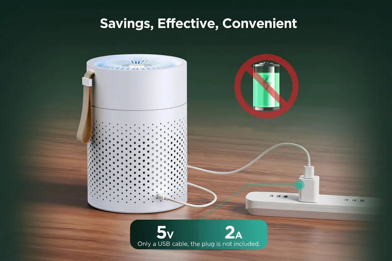 Air Purifiers For Home Bedroom H13 True HEPA Air Filter, Quiet Air Cleaner,Portable Small Air Purifier For Office, Living Room,Amazon Banned Sales Platform KOIOS
