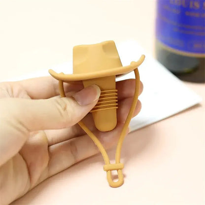 Liquid Lasso Silicone Cowboy Hat Bottle Stopper KEIKO