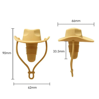 Liquid Lasso Silicone Cowboy Hat Bottle Stopper KEIKO