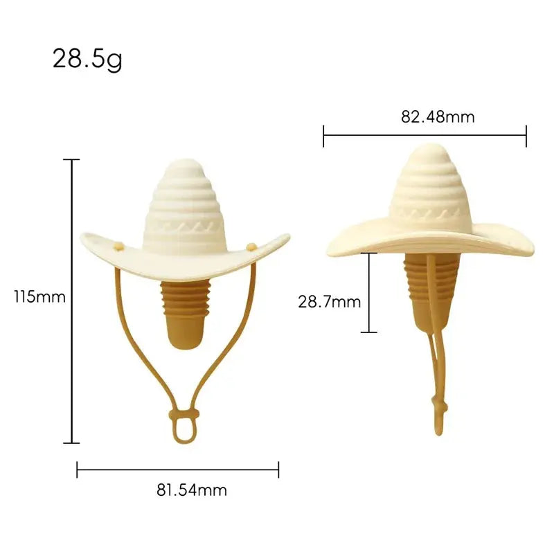 Liquid Lasso Silicone Cowboy Hat Bottle Stopper KEIKO
