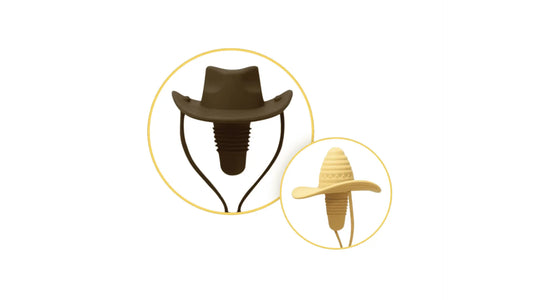 Liquid Lasso Silicone Cowboy Hat Bottle Stopper KEIKO
