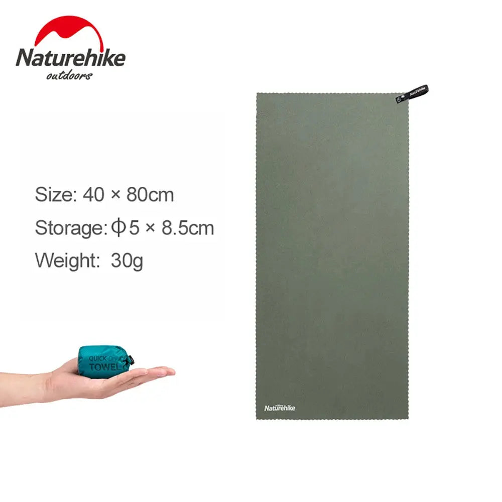 Naturehike Quick Drying Absorbent Bath Towel, Backpacking Hiking, Swimming Towel Compact Travel, Breathable Beach Gym Yoga Towel KEIKO