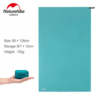 Naturehike Quick Drying Absorbent Bath Towel, Backpacking Hiking, Swimming Towel Compact Travel, Breathable Beach Gym Yoga Towel KEIKO
