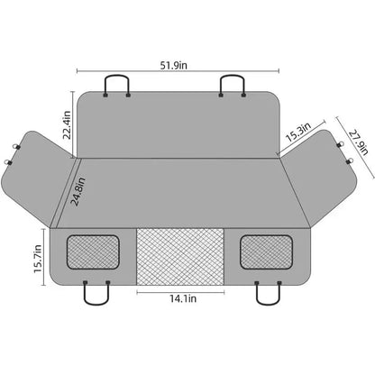 K9Cruiser Hard-Bottom Seat Extender — image 2