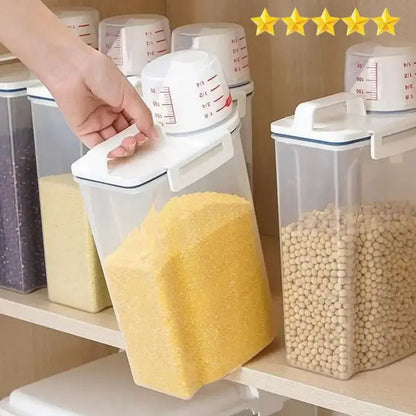 PantryPro Food Storage Canister With Measuring Cup KEIKO