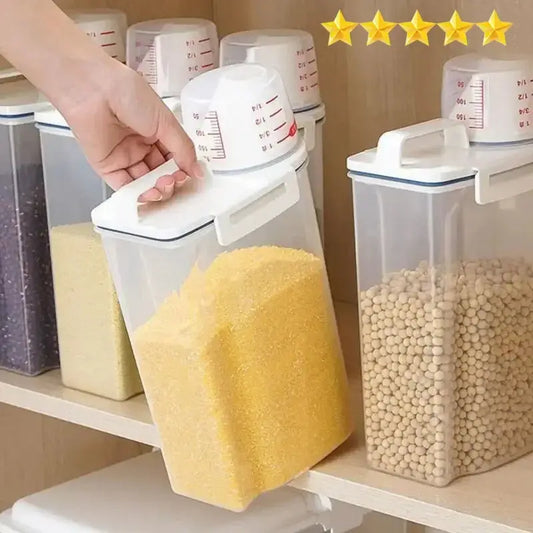 PantryPro Food Storage Canister With Measuring Cup KEIKO